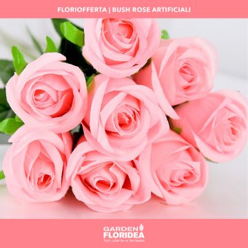 #Floriofferta bush rose artificiali
