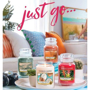 Novità 'Just Go' Yankee Candle!