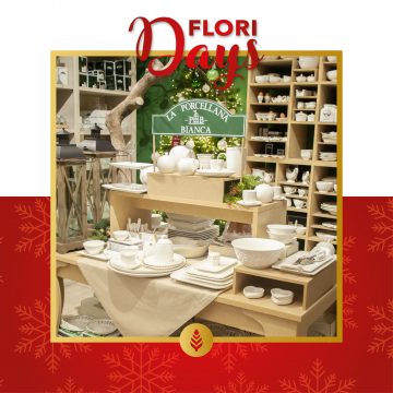 #FLORIdays Christmas Edition: porcellana bianca e tessile!