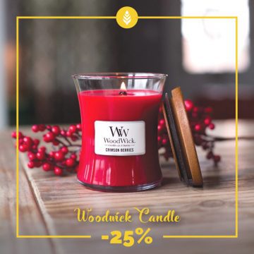 WOODWICK CANDLE | Fragranze scontate di Dicembre
